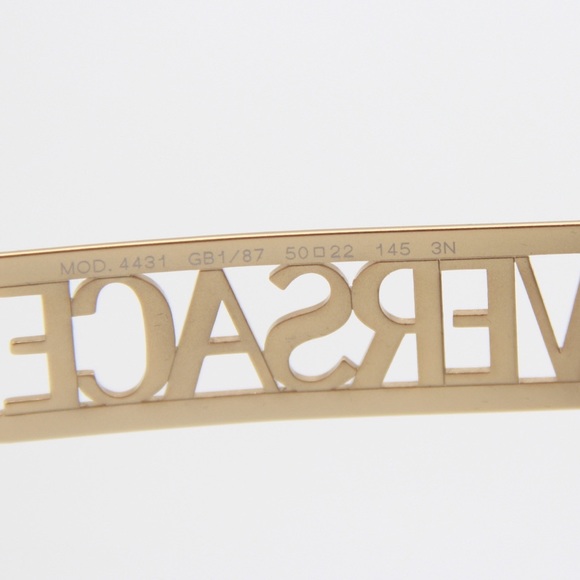 NEW VERSACE WOMEN’S SUNGLASSES VE4431 GB1/87 EYEWEAR VERSACE MOD 4431 BLACK - Picture 11 of 13